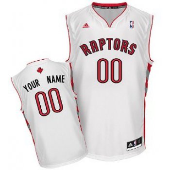 Kids Toronto Raptors Customized White Jersey