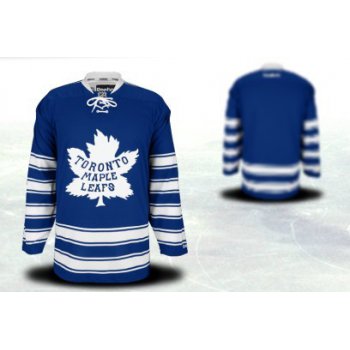 Mens Toronto Maple Leafs Customized 2014 Winter Classic Blue Jersey