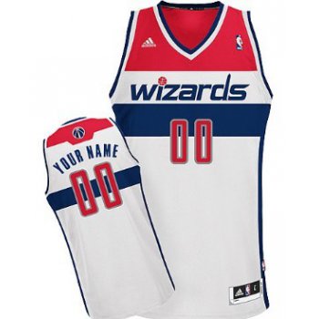 Mens Washington Wizards Customized White Jersey