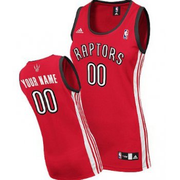 Womens Toronto Raptors Customized Red Jersey