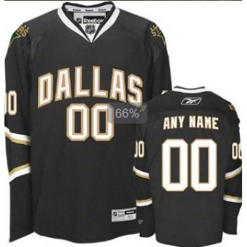 Dallas Stars Mens Customized Black Jersey