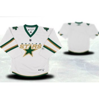 Dallas Stars Youths Customized White Third Jersey