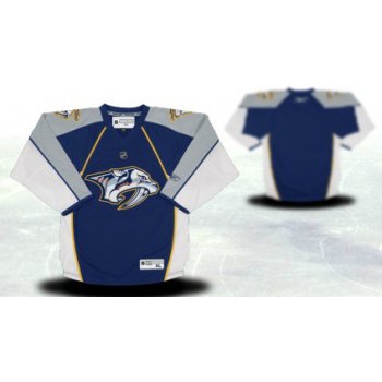 Nashville Predators Youths Customized Blue Jersey