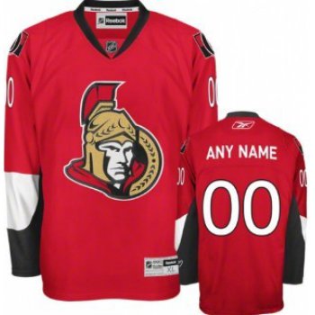 Ottawa Senators Mens Customized Red Jersey