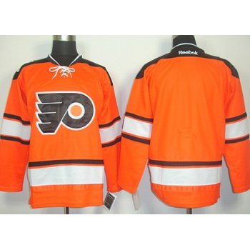 Philadelphia Flyers Mens Customized 2012 Orange Winter Classic Jersey