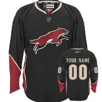 Phoenix Coyotes Mens Customized Black Third Jersey