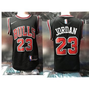 Chicago Bulls #23 Michael Jordan Black Toddlers Jersey