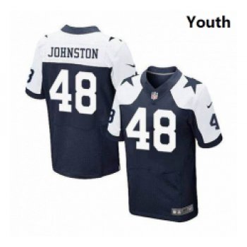 Youth Dallas Cowboys #48 Daryl Johnston Nike Thanksgivens Limited Jersey