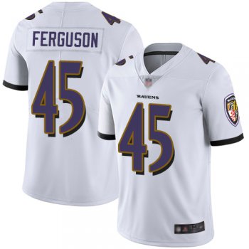 Ravens #45 Jaylon Ferguson White Youth Stitched Football Vapor Untouchable Limited Jersey