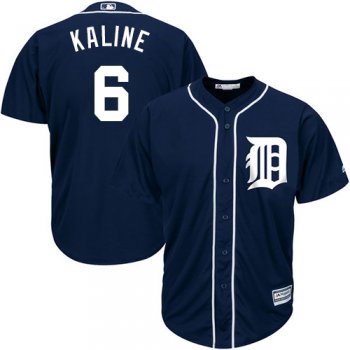 Tigers #6 Al Kaline Navy Blue Cool Base Stitched Youth Baseball Jersey