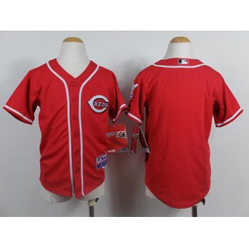 Reds Blank Red Cool Base Stitched Youth Baseball Jersey$20.99