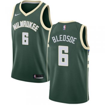 Youth Milwaukee Bucks #6 Eric Bledsoe Green Basketball Swingman Icon Edition Jersey