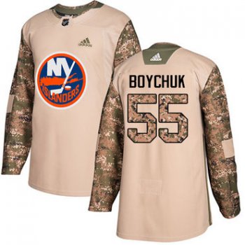 Adidas New York Islanders #55 Johnny Boychuk Camo Authentic 2017 Veterans Day Stitched Youth NHL Jersey