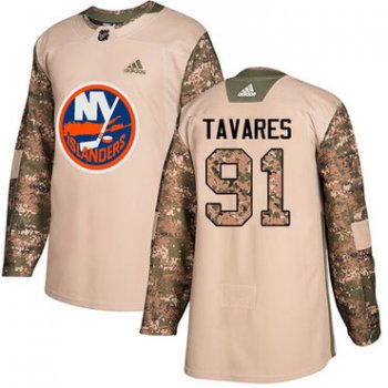 Adidas New York Islanders #91 John Tavares Camo Authentic 2017 Veterans Day Stitched Youth NHL Jersey