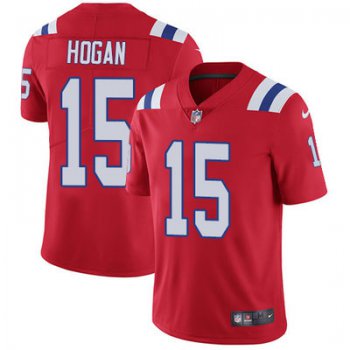 Youth Nike New England Patriots #15 Chris Hogan Red Alternate Stitched NFL Vapor Untouchable Limited Jersey