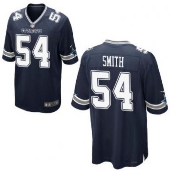 Youth Dallas Cowboys #54 Jaylon Smith Nike Navy 2016 Draft Pick Game Jersey