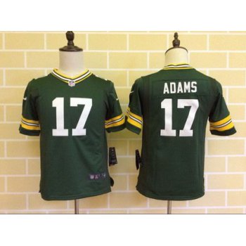 Youth Green Bay Packers #17 Davante Adams Green Team Color NFL Nike Game Jersey