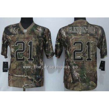 Youth Green Bay Packers #21 Ha Ha Clinton-Dix Camo Realtree NFL Nike Jersey