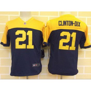 Youth Green Bay Packers #21 Ha Ha Clinton-Dix Navy BlueGold Alternate NFL Nike Game Jersey