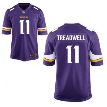 Youth Minnesota Vikings #11 Laquon Treadwell Nike Purple 2016 Draft Pick Game Jersey