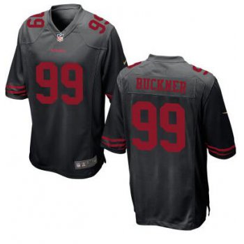 Youth San Francisco 49ers #99 DeForest Buckner Nike Black 2016 Draft Pick Game Jersey