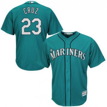 Youth Seattle Mariners Nelson Cruz Majestic Northwest Green Alternate Cool Base Player Jersey