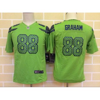 Youth Seattle Seahawks #88 Jimmy Graham Green Alternate NFL Nike Game Jersey