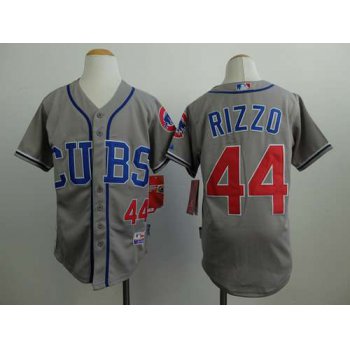 Youth Chicago Cubs #44 Anthony Rizzo 2014 Gray Jersey