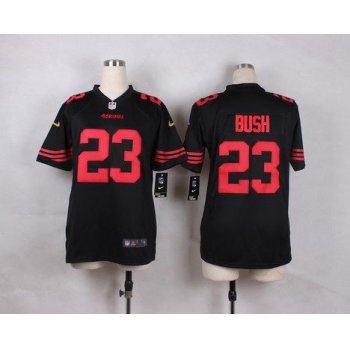 Youth San Francisco 49ers #23 Reggie Bush 2015 Nike Black Game Jersey