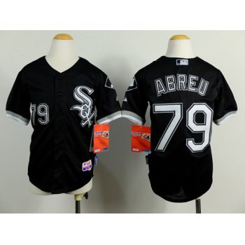 Chicago White Sox #79 Jose Abreu Black Kids Jersey