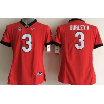 Georgia Bulldogs #3 Todd Gurley II 2014 Red Limited Kids Jersey