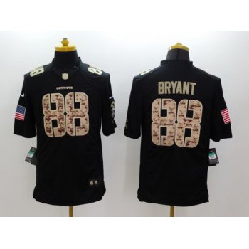 Nike Dallas Cowboys #88 Dez Bryant Salute to Service Black Limited Kids Jersey