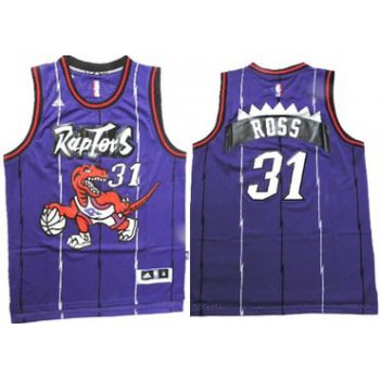 Toronto Raptors #31 Terrence Ross Hardwood Classic Purple Swingman Kids Jersey