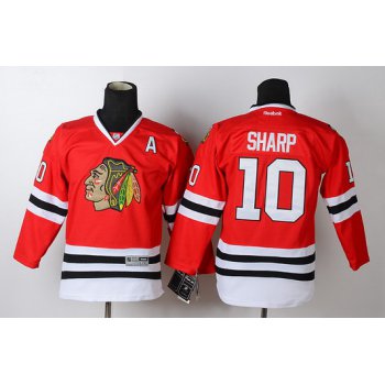 Chicago Blackhawks #10 Patrick Sharp Red Kids Jersey