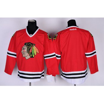 Chicago Blackhawks Blank Red Kids Jersey