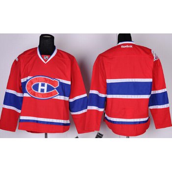 Montreal Canadiens Blank Red Kids Jersey