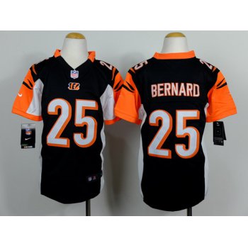 Nike Cincinnati Bengals #25 Giovani Bernard Black Game Kids Jersey