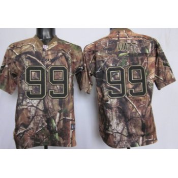 Nike Houston Texans #99 J.J. Watt Realtree Camo Kids Jersey