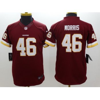 Nike Washington Redskins #46 Alfred Morris Red Limited Kids Jersey