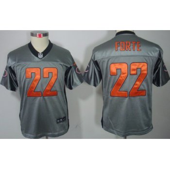 Nike Chicago Bears #22 Matt Forte Gray Shadow Kids Jersey