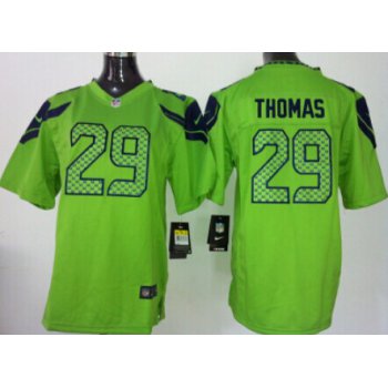 Nike Seattle Seahawks #29 Earl Thomas Green Game Kids Jersey