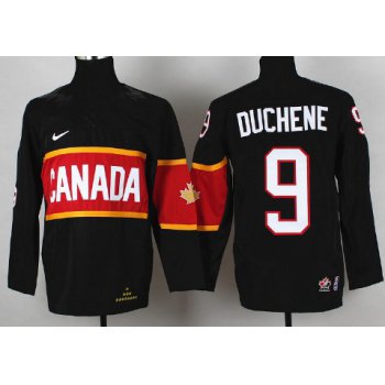 2014 Olympics Canada #9 Matt Duchene Black Kids Jersey