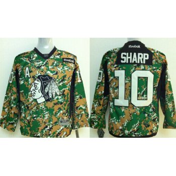 Chicago Blackhawks #10 Patrick Sharp 2014 Camo Kids Jersey