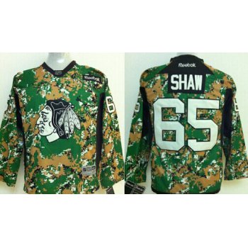 Chicago Blackhawks #65 Andrew Shaw 2014 Camo Kids Jersey