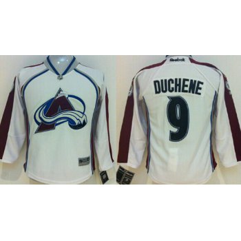 Colorado Avalanche #9 Matt Duchene White Kids Jersey