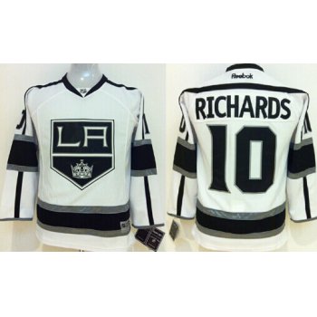 Los Angeles Kings #10 Mike Richards White Kids Jersey