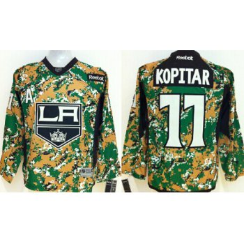 Los Angeles Kings #11 Anze Kopitar 2014 Camo Kids Jersey