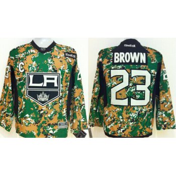 Los Angeles Kings #23 Dustin Brown 2014 Camo Kids Jersey