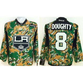 Los Angeles Kings #8 Drew Doughty 2014 Camo Kids Jersey