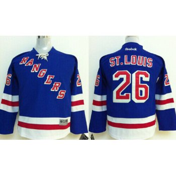 New York Rangers #26 Martin St. Louis Light Blue Kids Jersey